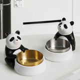 Cute Panda Ashtray Resin Cool Ash Tray Decorative