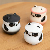 Cute Panda Ashtray with Lid Cool Ceramic Ash Tray Lidded Covered Windproof Smokeless Decorative