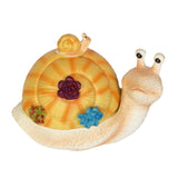 Cute Snail Ashtray Resin Ash Tray Patio Decoration Windproof Lidded Covered smokeless