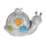 Cute Snail Ashtray Resin Ash Tray Patio Decoration Windproof Lidded Covered smokeless