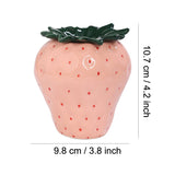 Cute Strawberry Ashtray Ceramic Cool Windproof Ash Tray Fruit Home Decor Pink