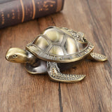 Cute Turtle Ashtray with Lid Alloy