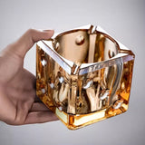 dice glass ashtray cool cute ash tray