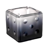 dice glass ashtray cool cute ash tray