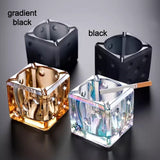 dice glass ashtray cool cute ash tray