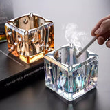 dice glass ashtray cool cute ash tray