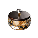 Glass Ashtray Cool Gold Pattern Ash Tray