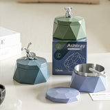 Ashtray with Lid Nordic Smokeless Covered Lidded Windproof Cool Ash Tray