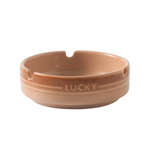 Lucky Ashtray Minimalist Colorful Minimalist Nordic Ash Tray Small Portable Ceramic Cool Cute BROWN