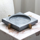 Marble Ashtray Square Round Extra Large