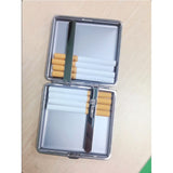 Premium Metal Cigarette Case with LU Leather