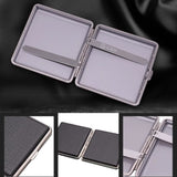 Premium Metal Cigarette Case with LU Leather