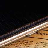 Premium Metal Cigarette Case with LU Leather