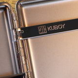 Premium Metal Cigarette Case with LU Leather