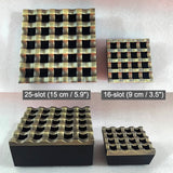 outdoor ashtray with lid metal grid ash tray windproof covered lidded unique cool large mid century