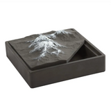 outdoor ashtray with lid unique cement black covered ash tray alps windproof cool 
