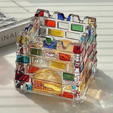 Cool Cute Unique Glass Ashtray Minimalist colorful