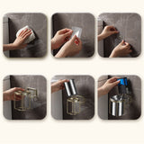 Wall Mounted Metal Ashtray Stainless Steel Ash Tray Minimalist Hanging