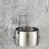 Wall Mounted Metal Ashtray Stainless Steel Ash Tray Minimalist Hanging