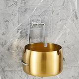 Wall Mounted Metal Ashtray Stainless Steel Ash Tray Minimalist Hanging