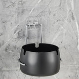 Wall Mounted Metal Ashtray Stainless Steel Ash Tray Minimalist Hanging