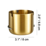 Wall Mounted Metal Ashtray Stainless Steel