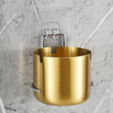 Wall Mounted Metal Ashtray Stainless Steel Ash Tray Minimalist Hanging