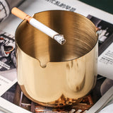 outdoor ashtray with lid metal car covered ash tray cool cute modern windproof smokeless
