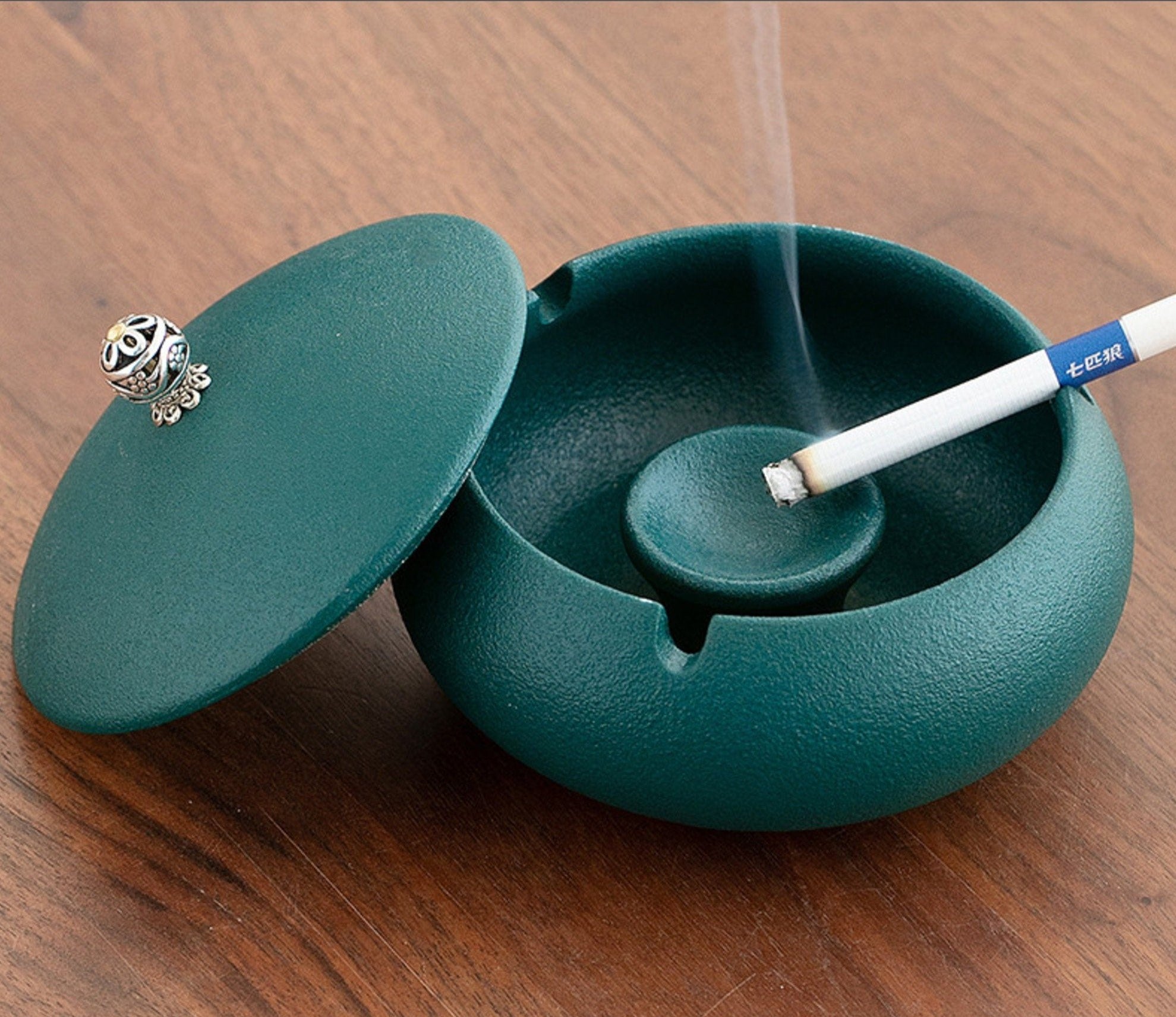PRIMA OUTDOOR ASHTRAY WITH LID By Fortis - Core Catering