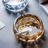 outdoor glass ashtray vintage ash tray retro classy crystal luxury