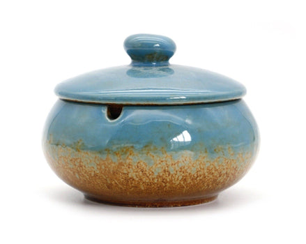 Cute Ashtray with Lid 4.4-inch (Glossy) blue