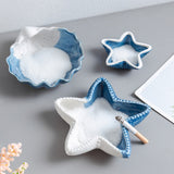 cool cute ash tray ceramic seashell starfish
