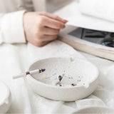 cute unique ceramic ash tray cool creative vintage ash tray white funny face minimalist nordic for outdoor