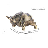 outdoor ashtray cool fighting bull metal ash tray with lid zinc alloy