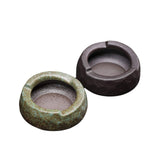 Japanese Retro Ashtray 5-inch Coarse Pottery