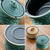 ash tray smokeless ashtray with lid ceramic retro cool