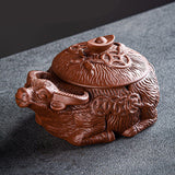 Ox Ashtray with Lid
