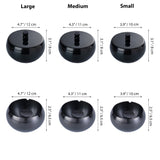 stainless steel round covered ashtray with lid windproof black