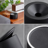shorty outdoor smokeless ashtray for weed with lid ceramic black