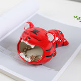 Tiger Ashtray Ceramic Cool Cute Ash Tray windproof outdoor red