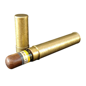 Travel Cigar Tube Cigar Holder Brass