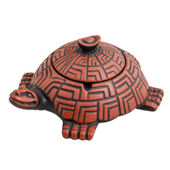 outdoor smokeless ashtray with lid turtle ash tray ceramic