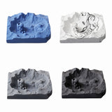 astronaut ashtray cement outdoor ash tray cute cool square heavy modern white gray blue nasa