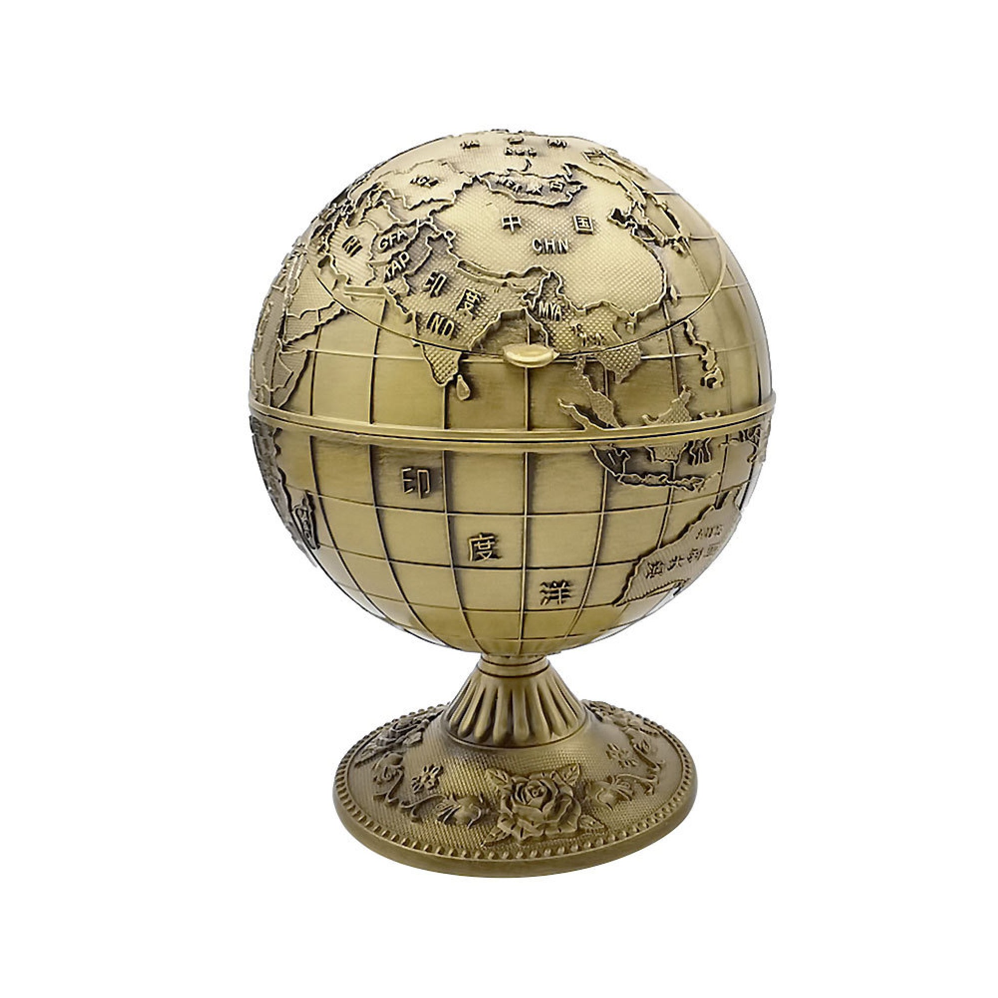 Vintage Italian Oceanus globe good ashtray