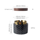 ashtray outdoor ash tray with lid ceramic stainless steel geometry pattern 