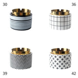 ashtray outdoor ash tray with lid ceramic stainless steel geometry pattern 