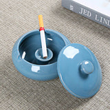 ashtray with lid outdoor smokeless ash tray cute ceramic