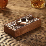 cigar ashtray outdoor ash tray wooden wood elegant