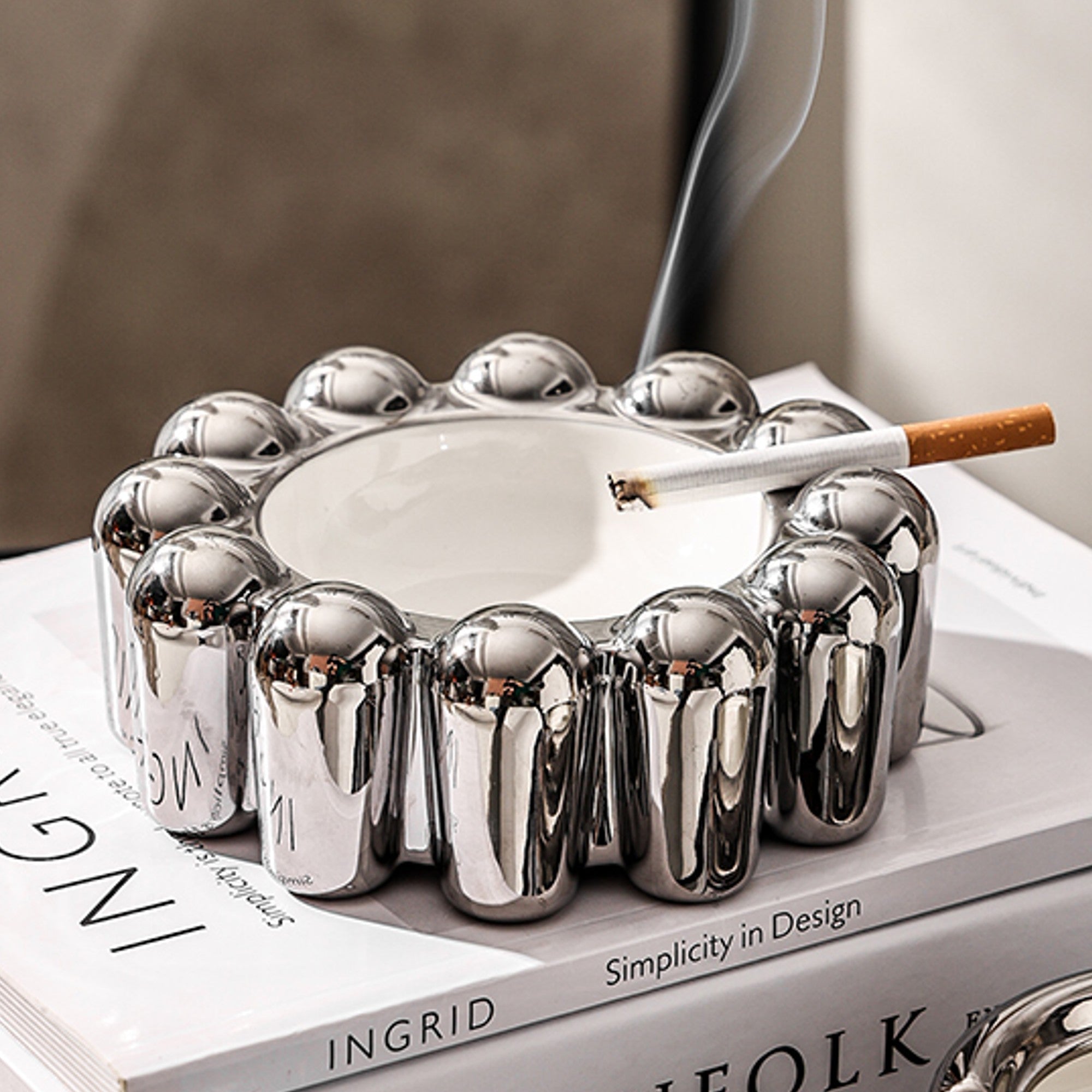 vintage lipstick cigarette holder 1960s musical cigarette carousel that I use as a lipstick holder💕