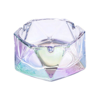 cool crystal lead free glass ashtray outdoor ash tray colorful